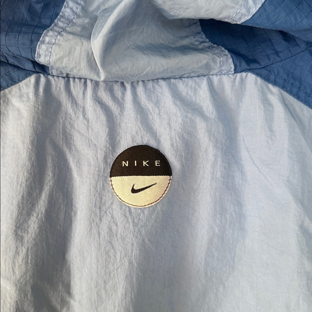 Vintage Nike Two-Tone Blue Raincoat medium - Picture 6 of 7